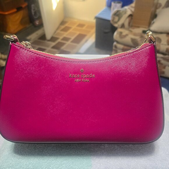 Kate Spade New York Madison Faux Pearl Medium Convertible Crossbody bag. - Picture 2 of 10